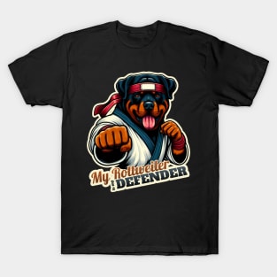 Karate Rottweiler T-Shirt